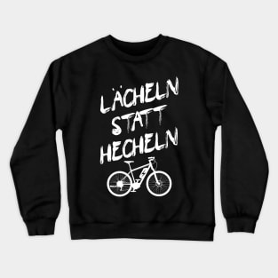 E-Bike Bike MTB Mountain Bike Crewneck Sweatshirt